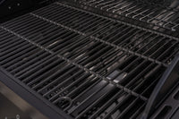 4-Burner Gas Grill with Side Burner in Black