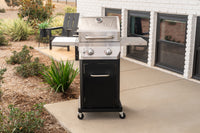 2-Burner Gas Grill in Black