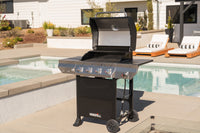 Nexgrill | Black 4-Burner Gas Grill with Side Burner