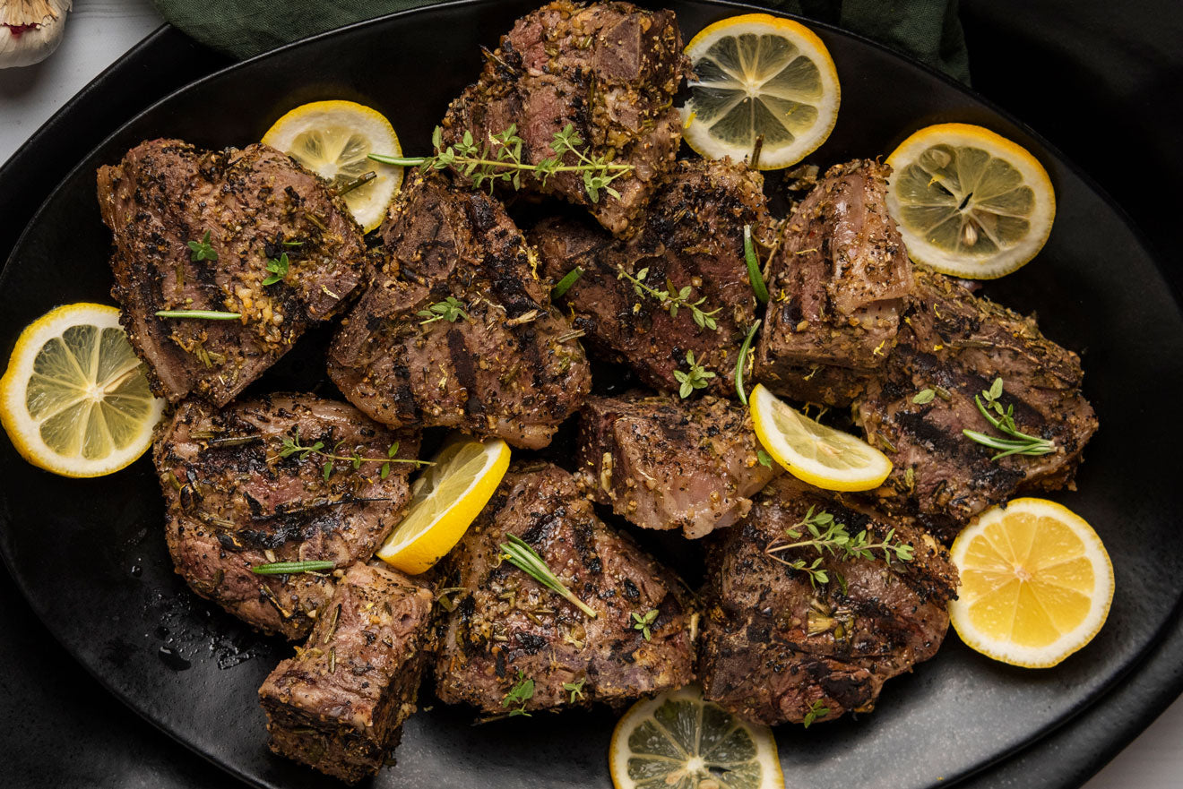 Reverse Sear Lamb Loin Chops