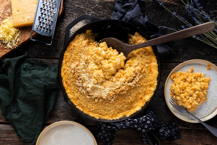 Smoked Cast Iron Mac & Cheese
