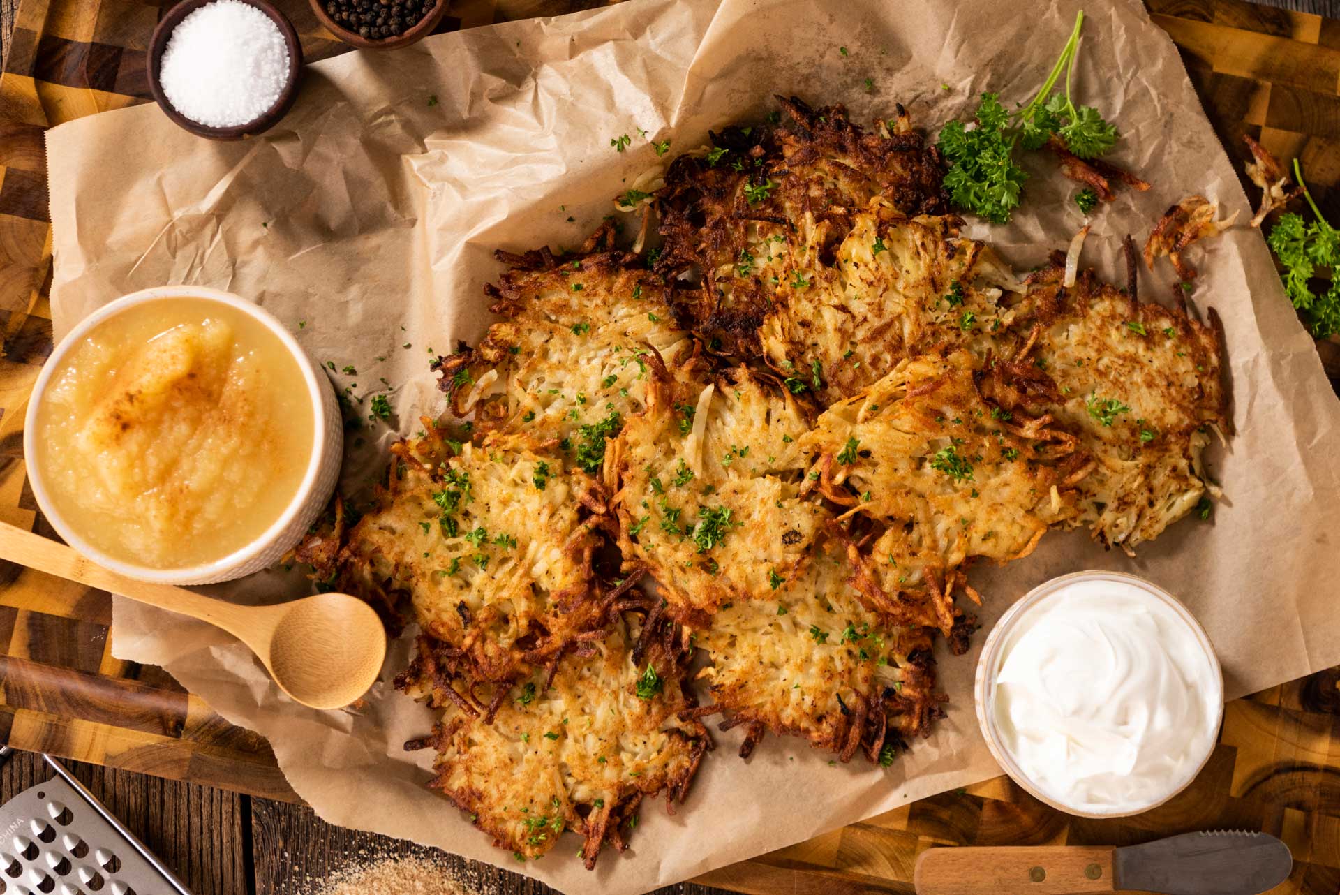 Griddle Top Latkes