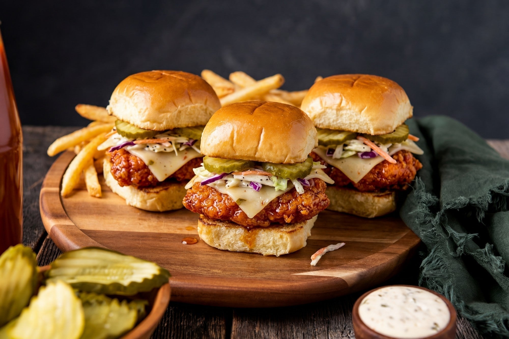 Hot Honey Chicken Sliders Recipe