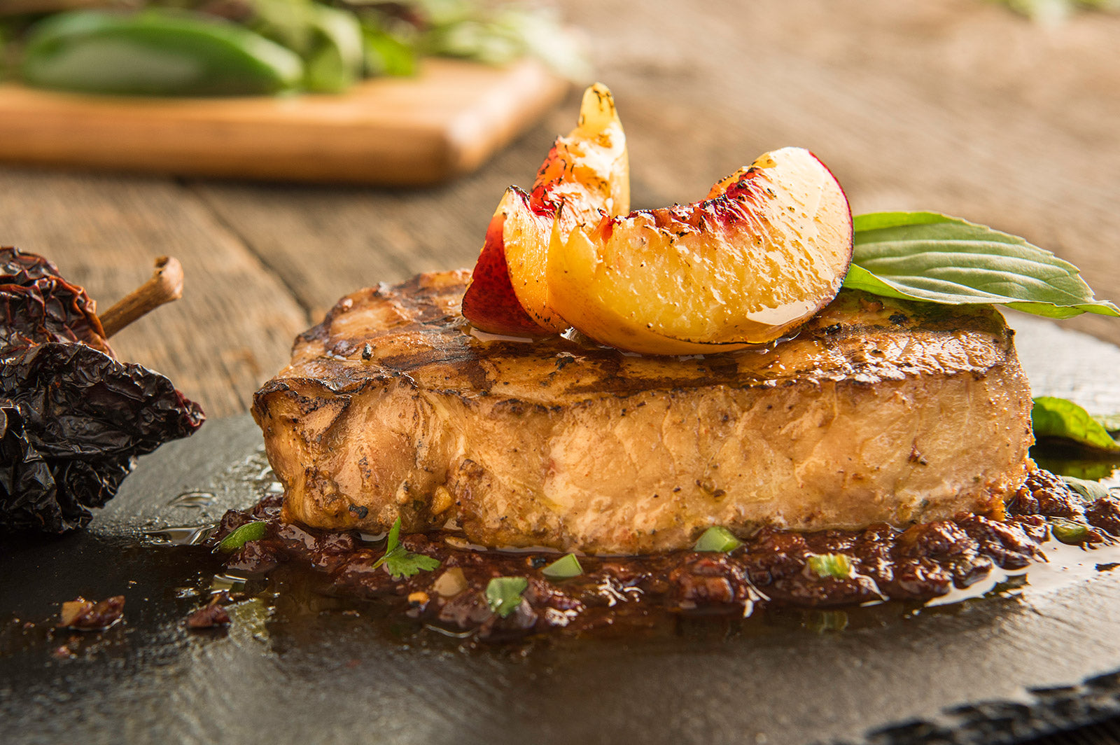 Thai Marinated Grilled Pork Chop
