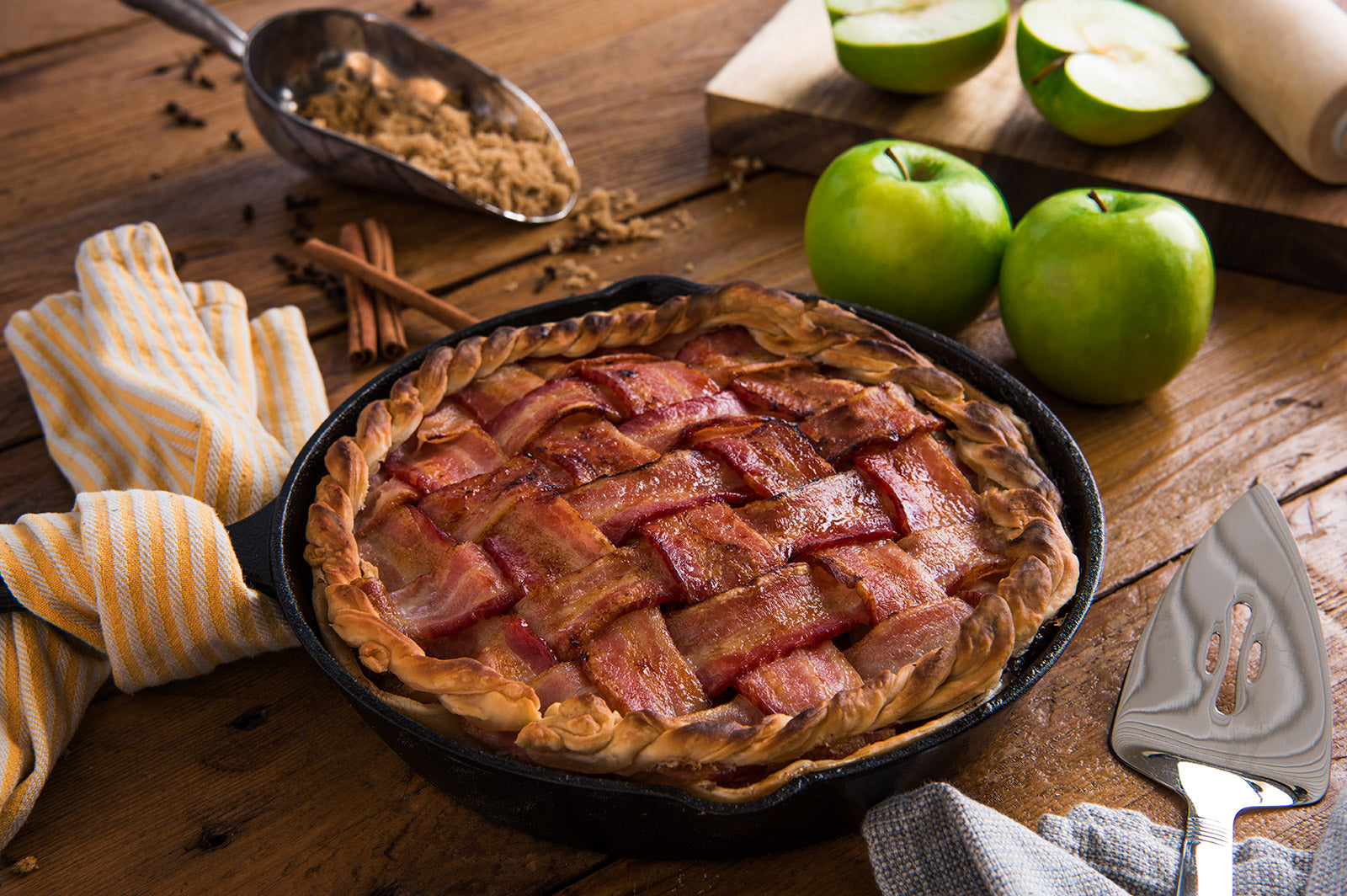 Bacon Apple Pie