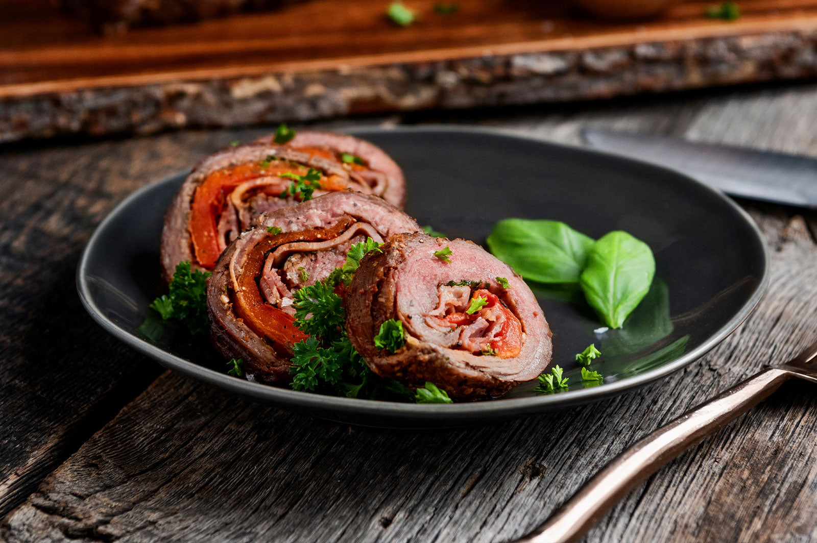 Flank Steak Roll Up