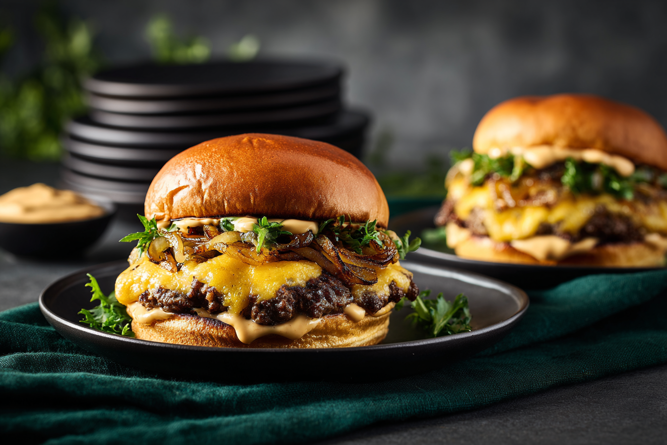 Smoked Smash Burgers