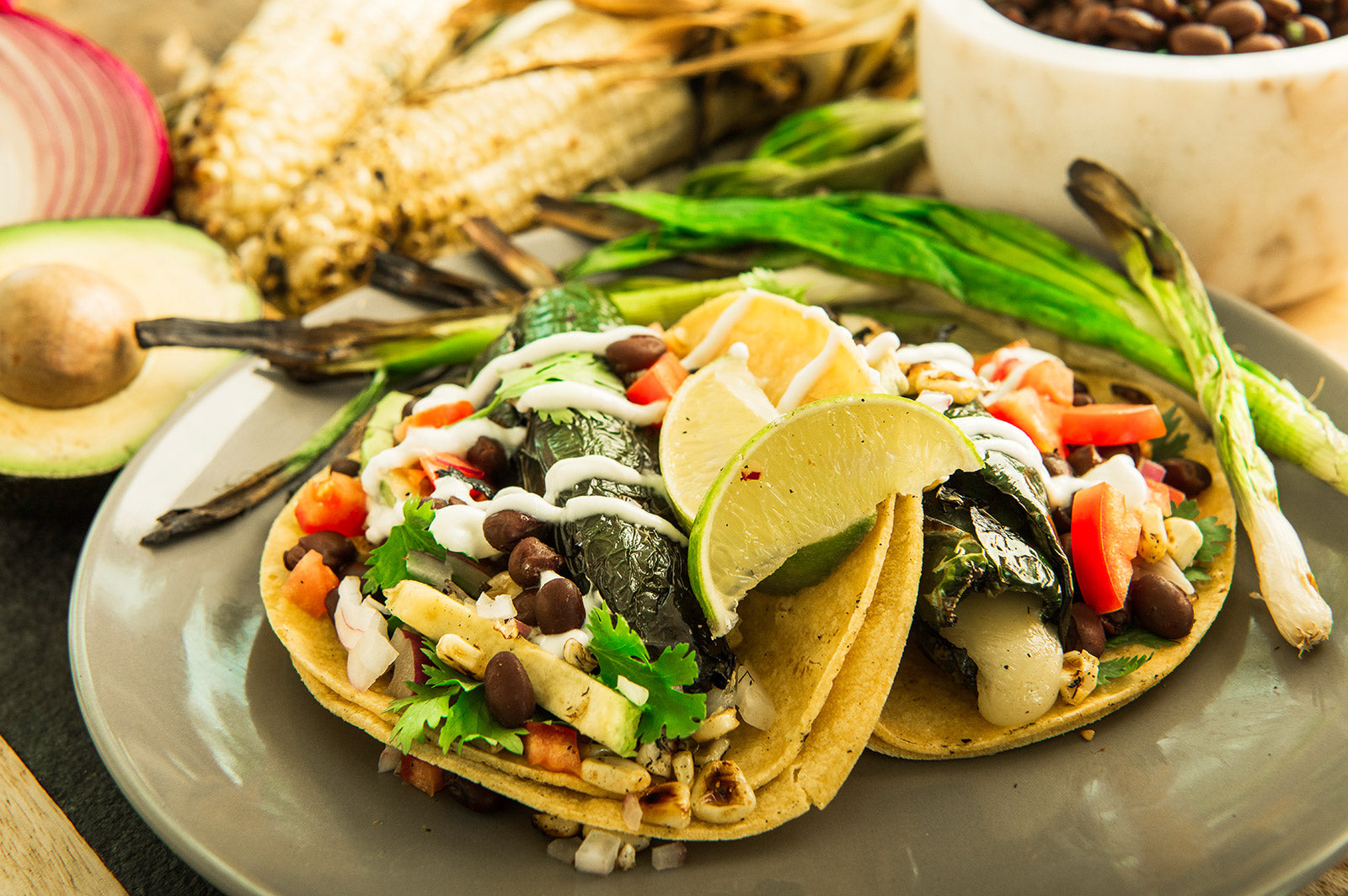 Stuffed Poblano Pepper Tacos