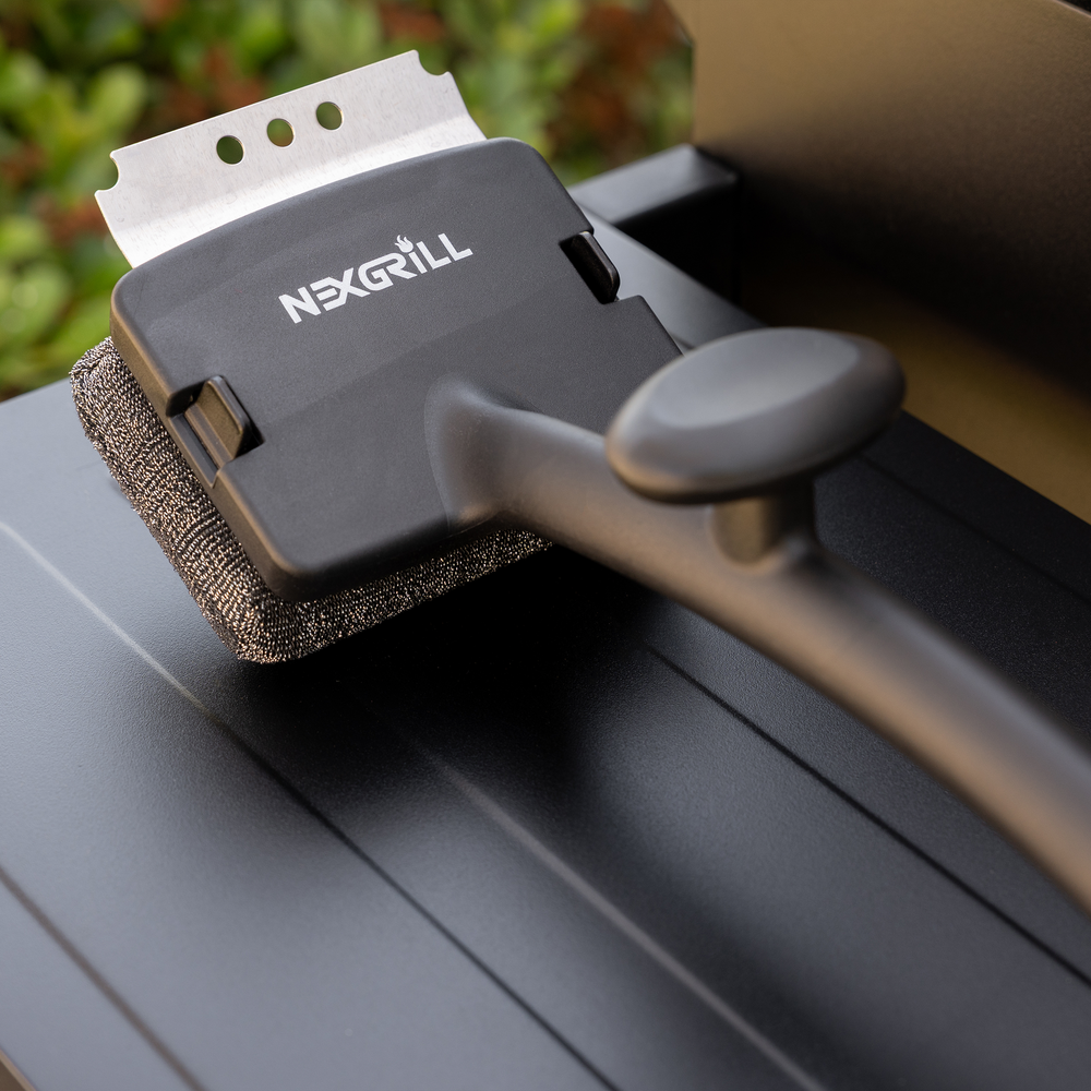 PowerMesh Bristle-Free Stainless Steel Fiber Steam Brush