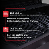 4-Burner Dual Fuel Gas Grill in Black with Side and PowerMax™ Burners