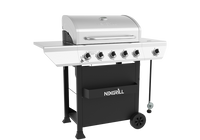 5-Burner Grill with Stainless Steel Side Burner