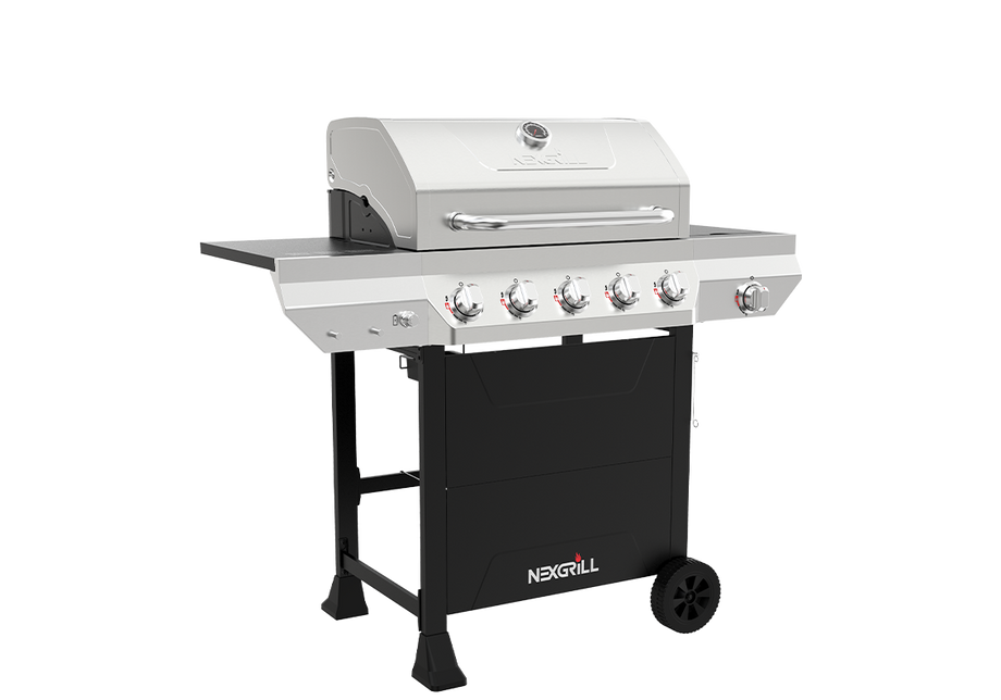 Nexgrill 5 Burner Propane Gas Grill with Side Burner