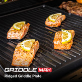 Deluxe 6 Burner Dual Fuel Gas Grill with Searing Side Burner