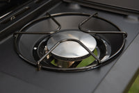 4-Burner Gas Grill in Stainless Steel with Side Burner