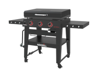 Daytona™ 3-Burner Propane Gas Grill with Griddle Top in Black