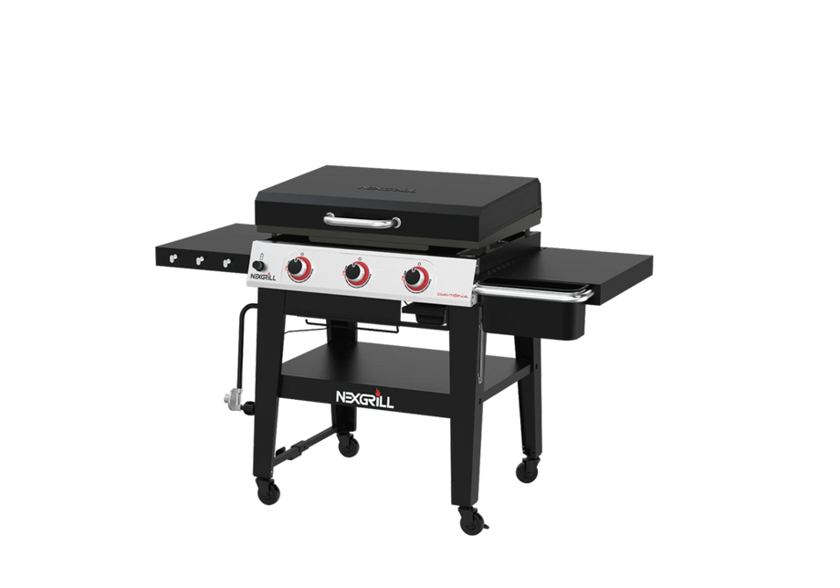 Daytona™ 3-Burner Propane Gas Grill with Griddle Top