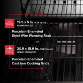Nexgrill 3 Burner Liquid Propane Gas Grill in Black