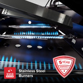 Nexgrill 3 Burner Liquid Propane Gas Grill in Black