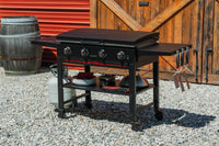 Daytona™ 36" 4-Burner Propane Gas Griddle with Lid in Black