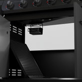 Gourmet Pro 6-Burner Graphite Dual Fuel Gas Grill with Searing Side Burner