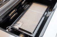 Deluxe 4-Burner Natural Gas Grill in Black with Ceramic Searing Side Burner