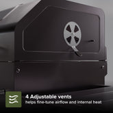 Nexgrill Oakford Homestead 24 Heavy Duty Charcoal Grill in Black