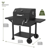 Nexgrill Oakford Homestead 24 Heavy Duty Charcoal Grill in Black