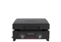 Daytona™ 2 Burner Propane Gas Griddle in Black with PVC Cover