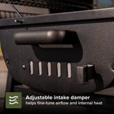 Nexgrill Oakford Outpost 18 Portable Charcoal Tabletop Grill in Black