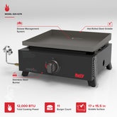 Rally™ 1-Burner Portable Gas Griddle