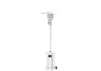 Sundara 48,000 BTU Stainless Steel Propane Standing Patio Heater with Wheels