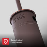 Sundara 48,000 BTU Bronze Propane Standing Patio Heater with Wheels