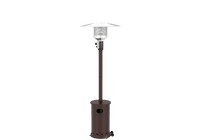 Sundara 48,000 BTU Bronze Propane Standing Patio Heater with Wheels