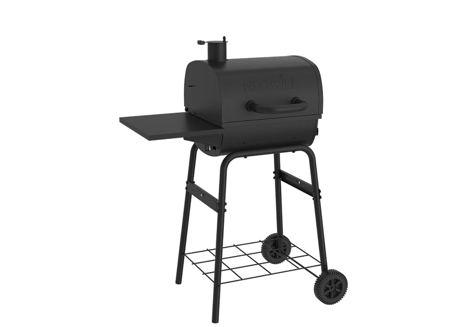 17.5" Charcoal Barrel Grill with Side Shelf