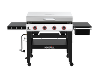 Stainless Steel Nexgrill Daytona™ 4-Burner Flat Top Griddle Grill