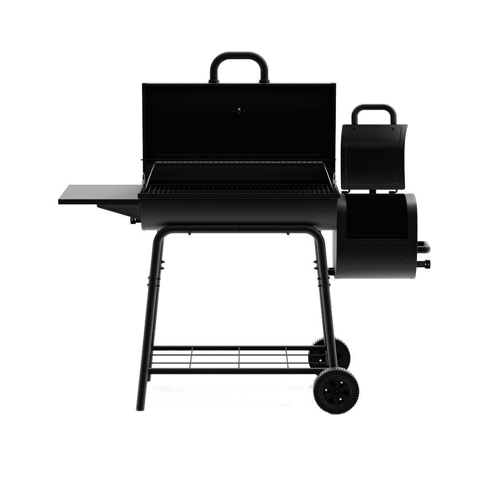29 in. Barrel Charcoal Grill with Smoker