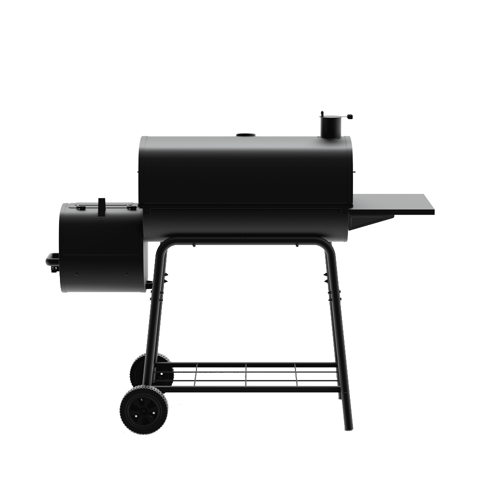 29 in. Barrel Charcoal Grill with Smoker
