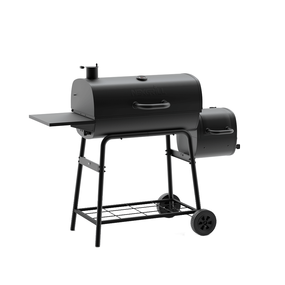 29 in. Barrel Charcoal Grill with Smoker