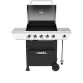 5-Burner Grill with Stainless Steel Side Burner